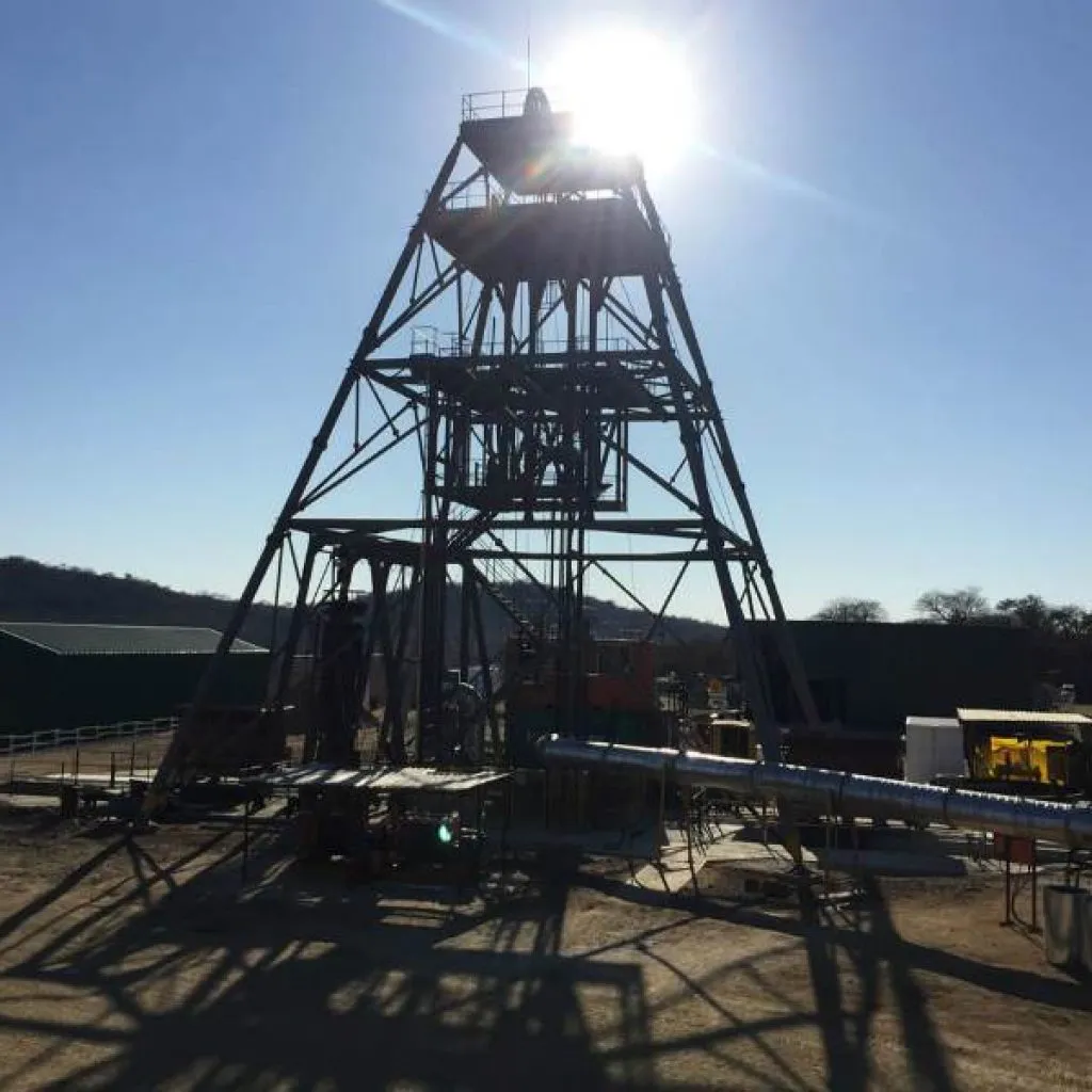 Blanket Mine using Knelson concentrators